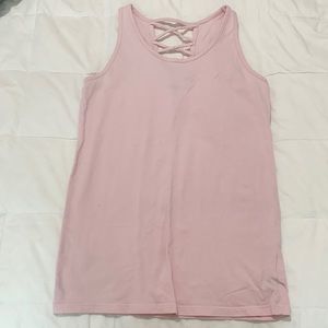 Cute Girls Light Pink Tank